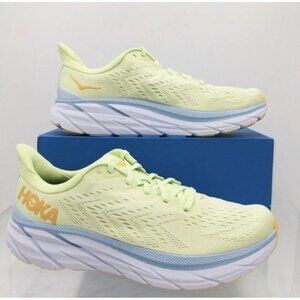 Hoka One One Clifton 8 Running Shoe Butterfly/ Summer Song Mens US 11.5 D